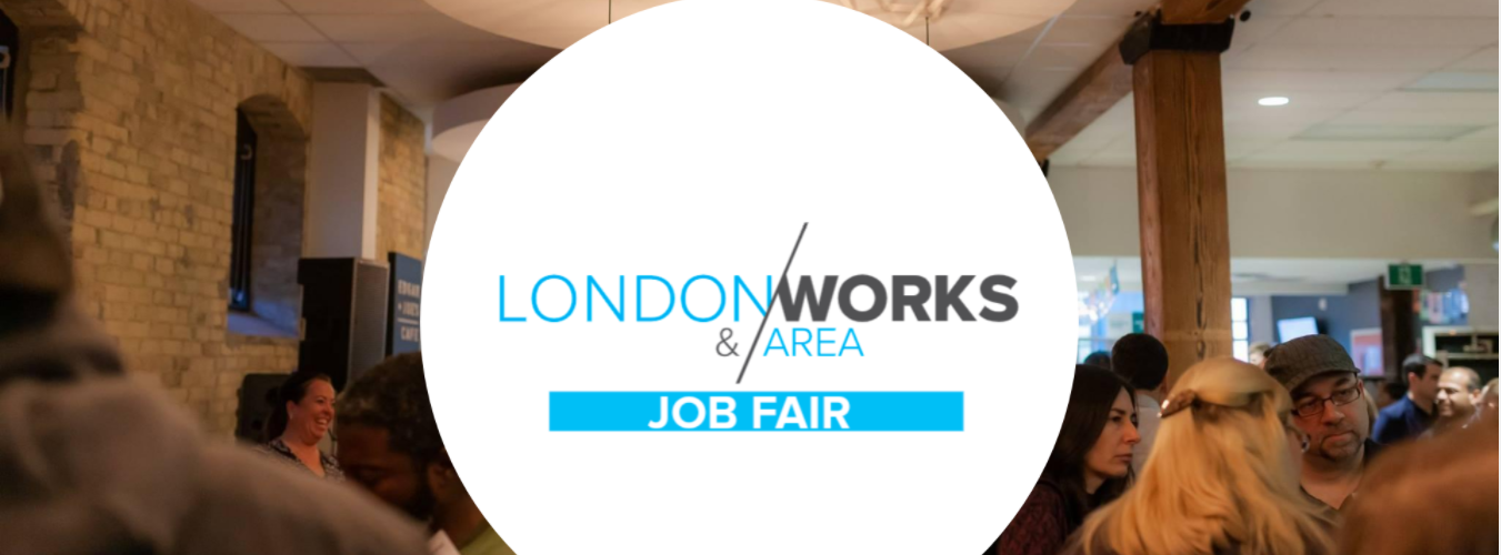 london & area works job fair banner