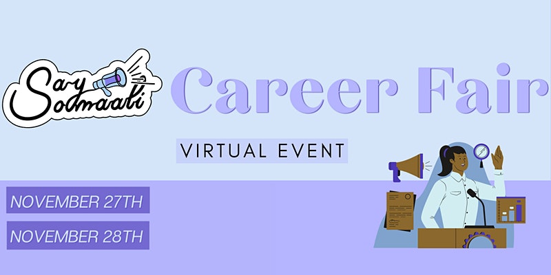 Say somaali career fair banner