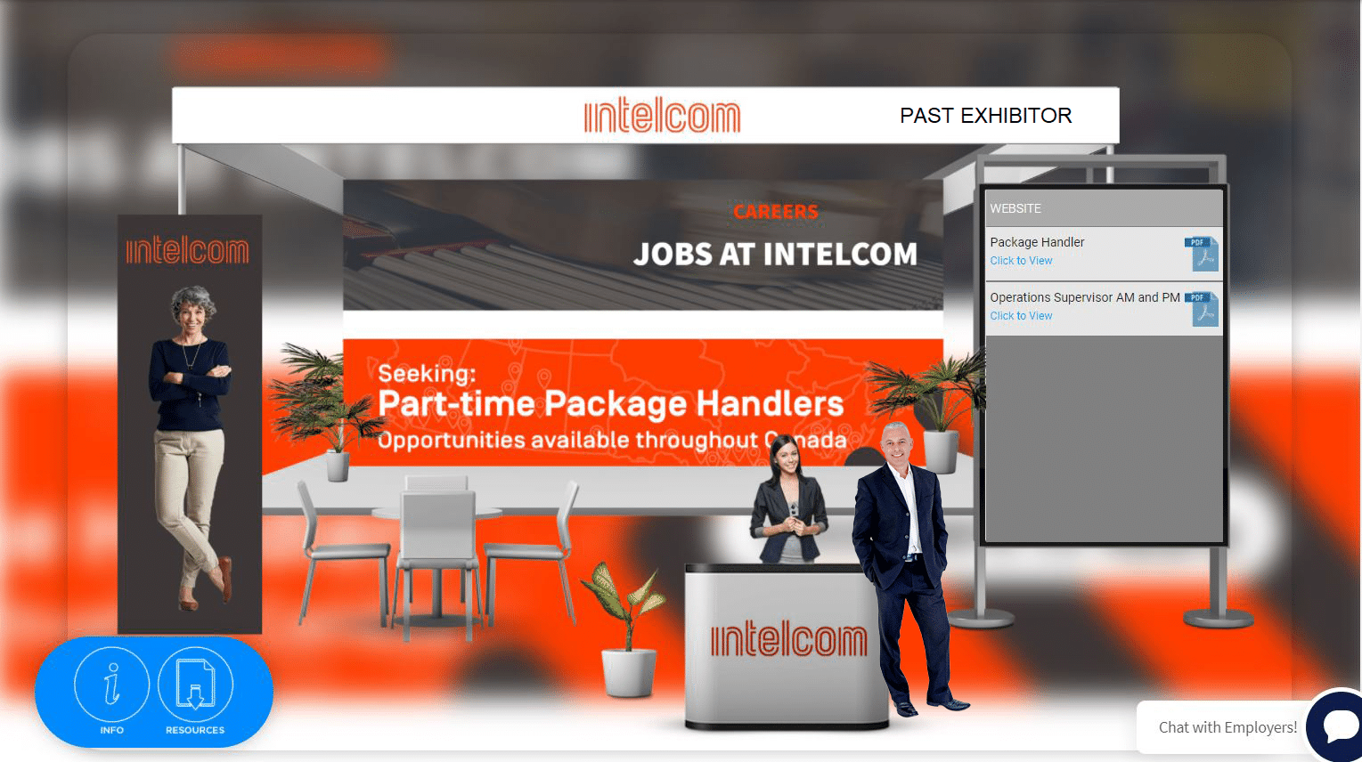 intelcom job fair banner