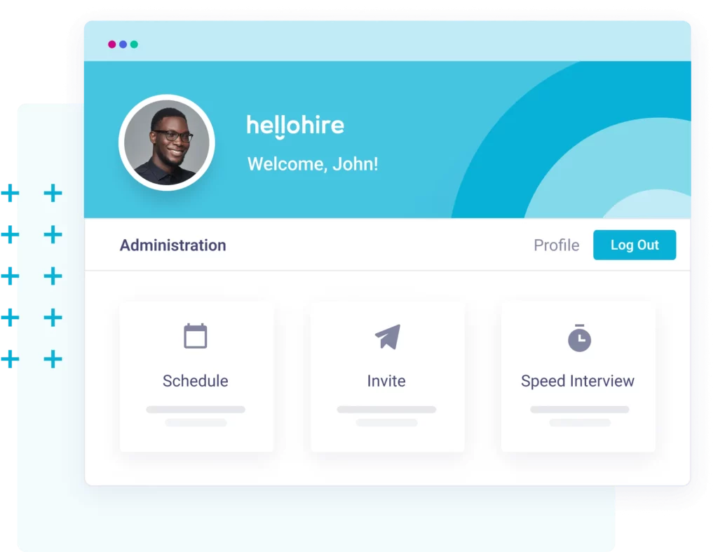 Hellohire recruiter admin settings for speed interview setup
